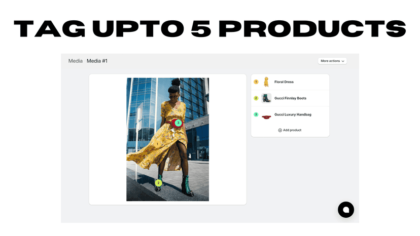 Tag upto 5 products