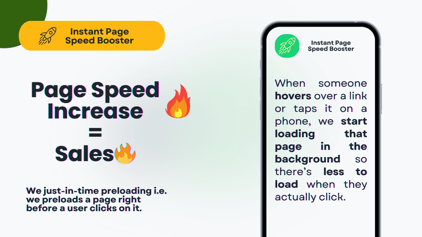 Increased page speed leads to Increased Sales
