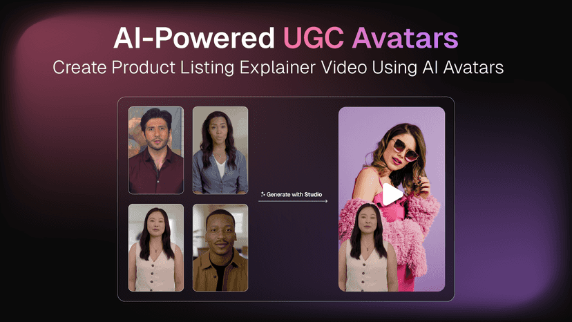 Create Product Listing Explainer Video Using Al Avatars