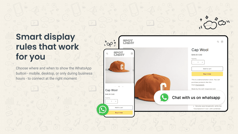Luna whatsapp smart display rule