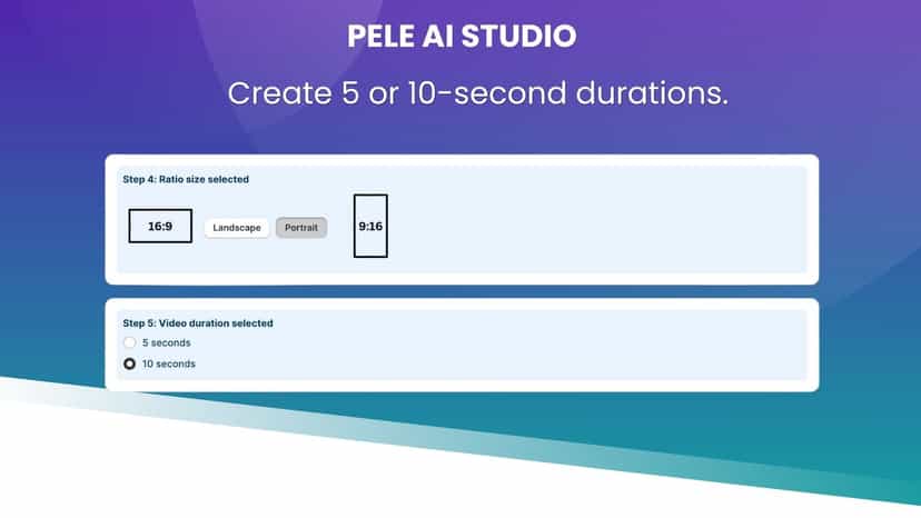 Create 5 or 10-second durations