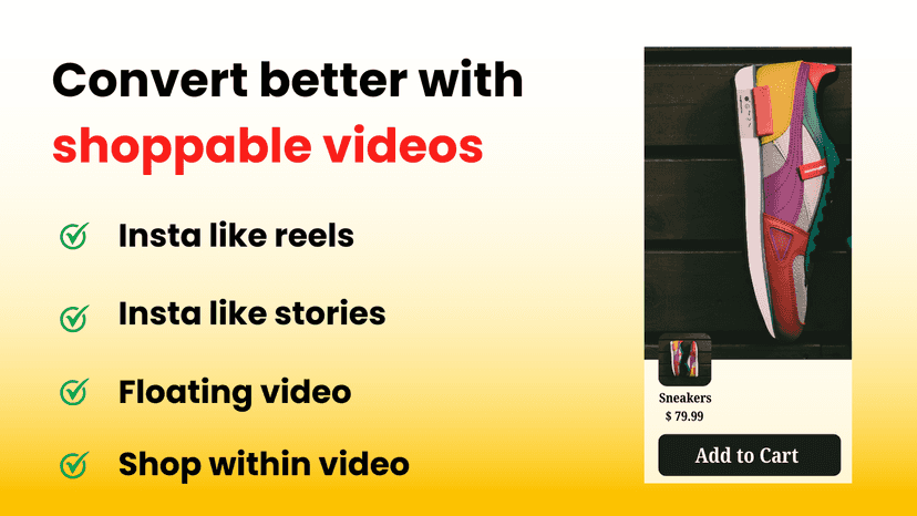 Shoppable Instagram Reels feature with customizable video layout