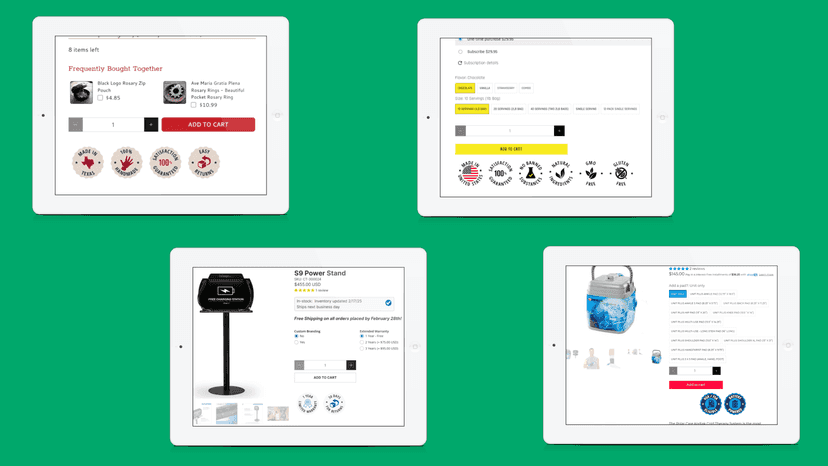 Product badges on more brands