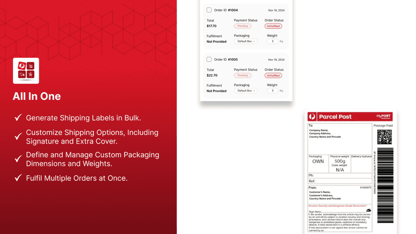 Australia Post Mypost Business