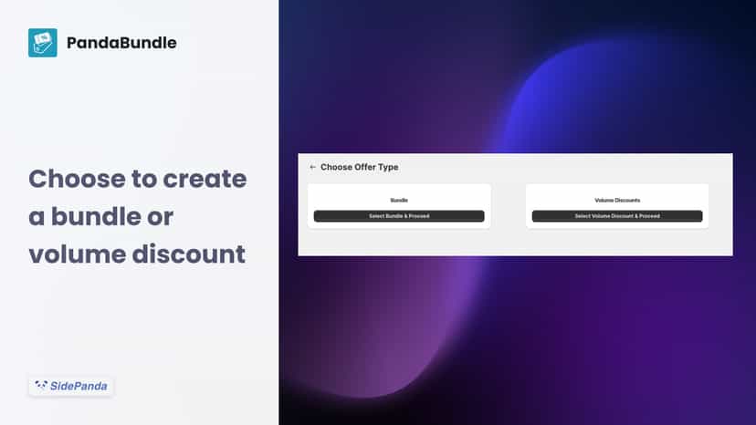 Choose from bundle or volume discount