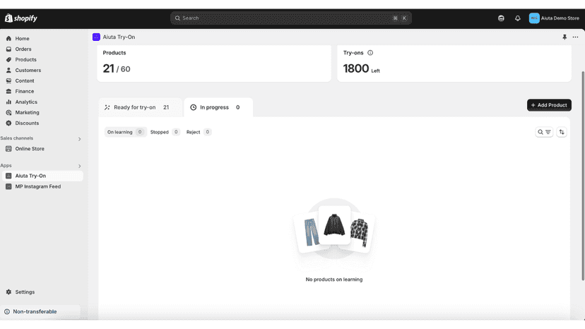 Simple and intuitive admin panel