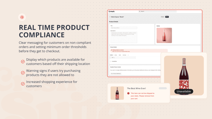 Real time product compliance