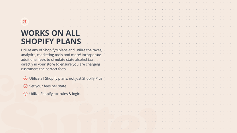 Works on all Shopify Plans