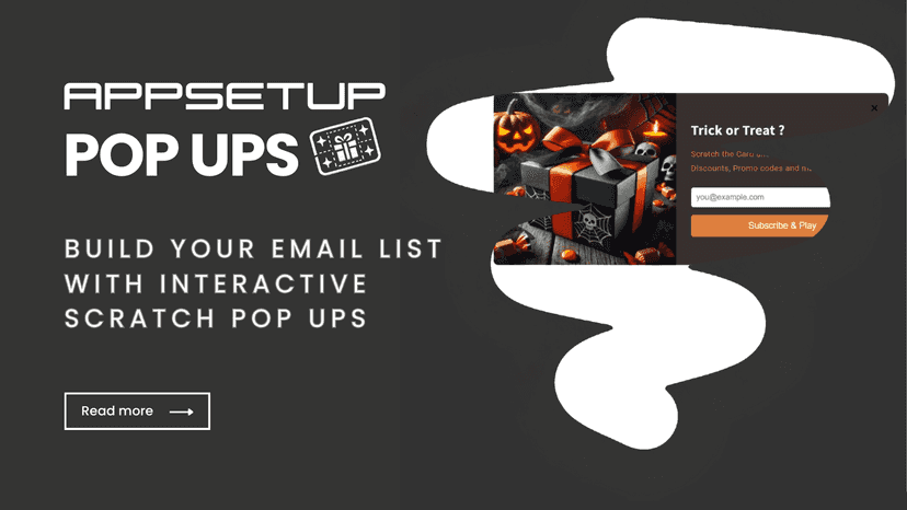 Appsetup Pop Ups