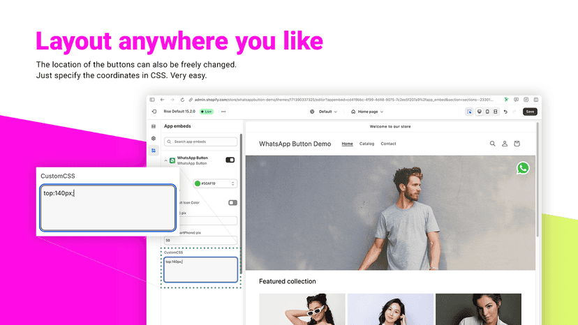 Layout anywhere you like