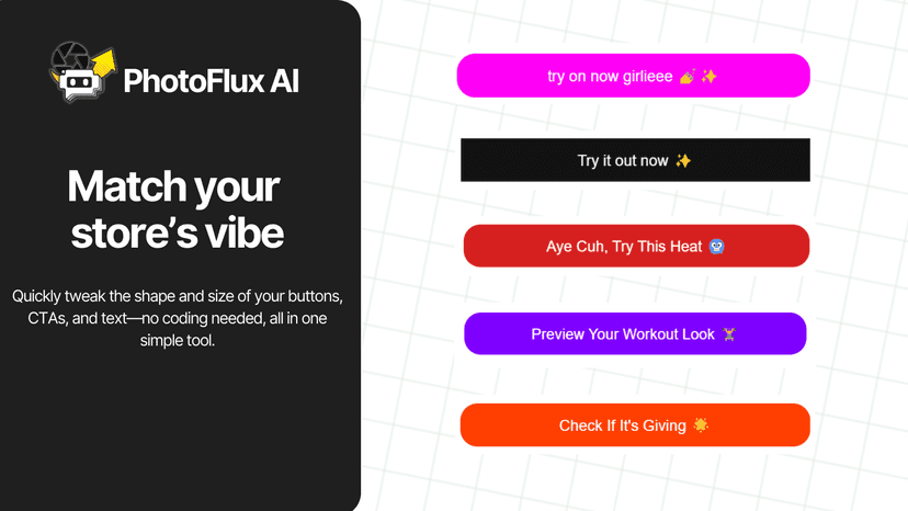 PhotoFlux AI - Match your store's vibe