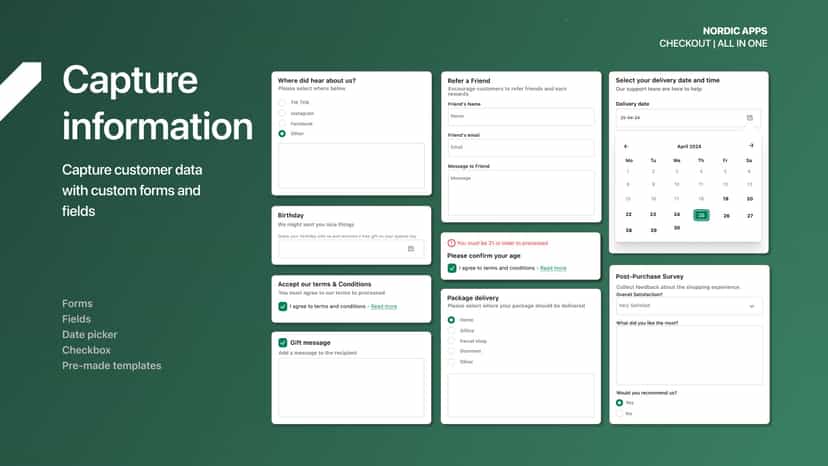 Checkout | Flow - Capture information