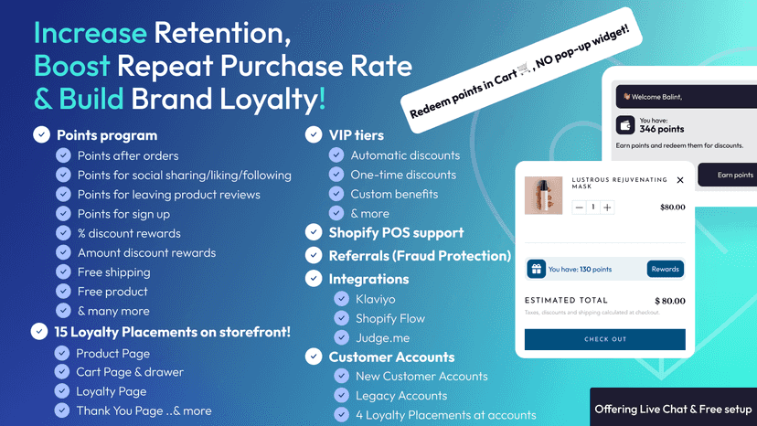 Drive retention with Love Loyalty Program & Rewards