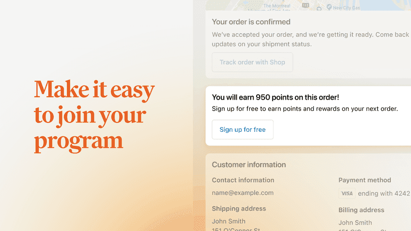 Make it easy to join your program