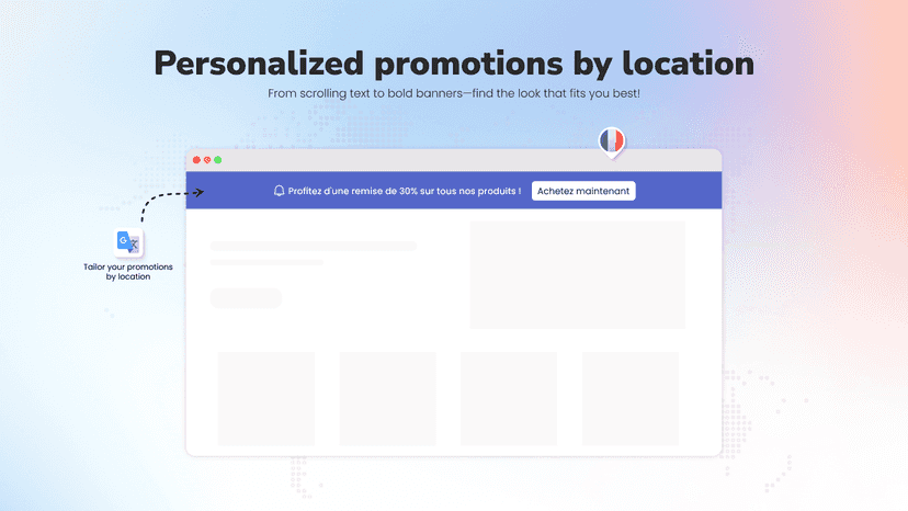 Setting translation with annify announcement