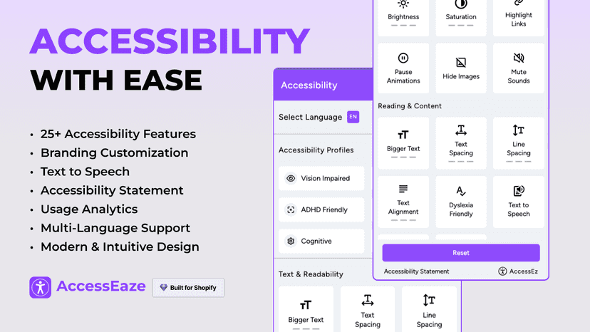 AccessEase Cover Image - Making your store accessible with ease
