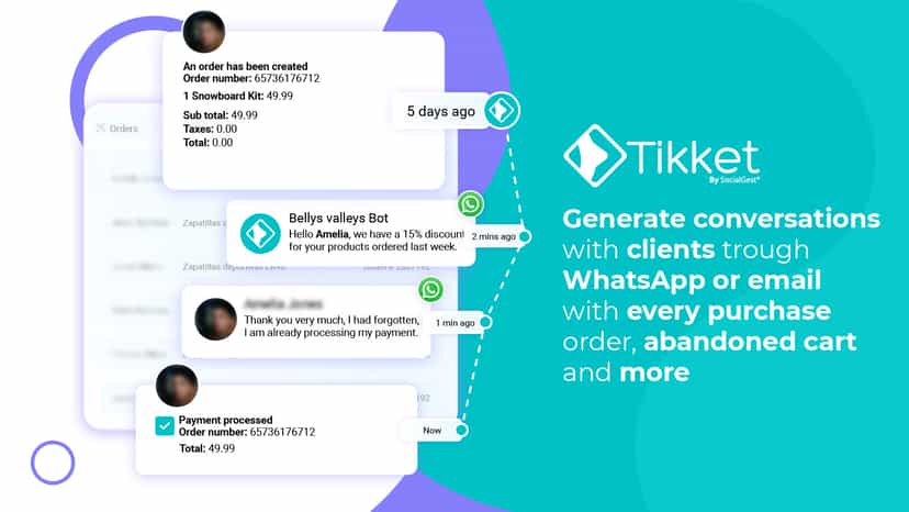 Tikket integration with Shopify
