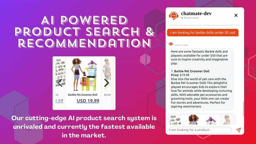 chatmate ai chatbot and sales assistant for shopify stores