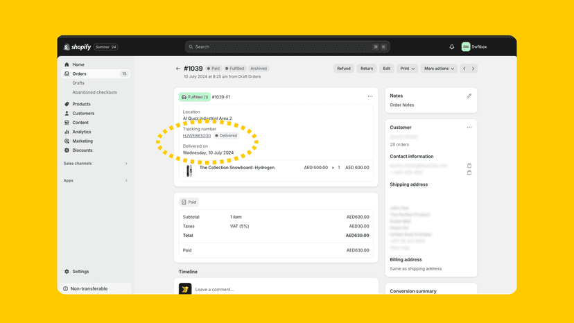 Seamless integration for easy last-mile delivery and tracking