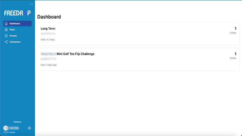 FreeDrop Dashboard
