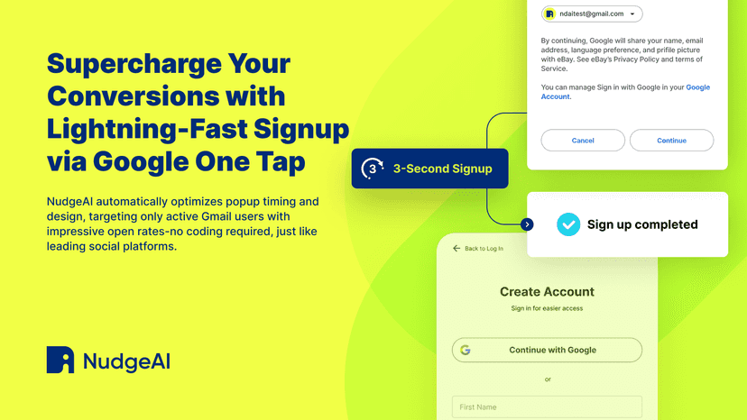 Boost Conversions with Quick Signup via Google One Tap