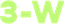 3-W logo