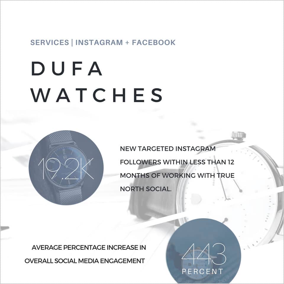 DUFA WATCHES | SOCIAL MEDIA MANAGEMENT screenshot