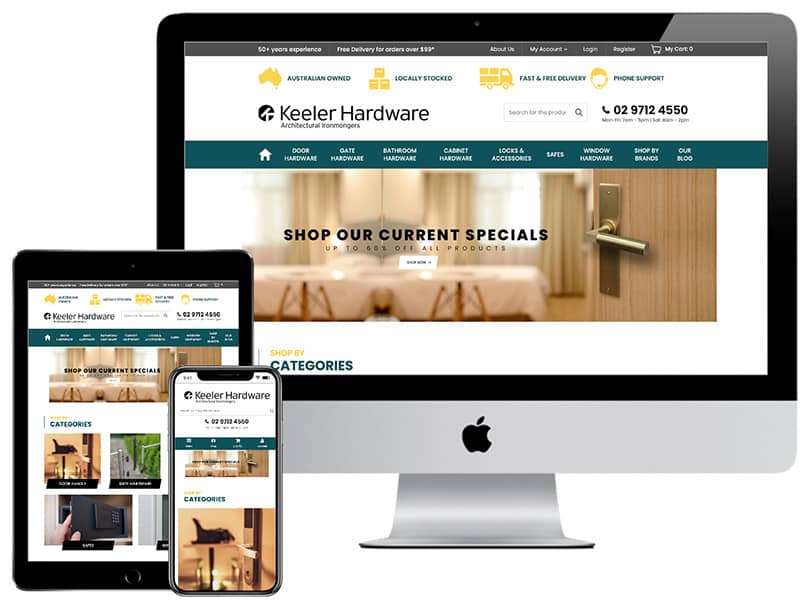 47.91% Increase in Revenue - Keeler Hardware screenshot 1