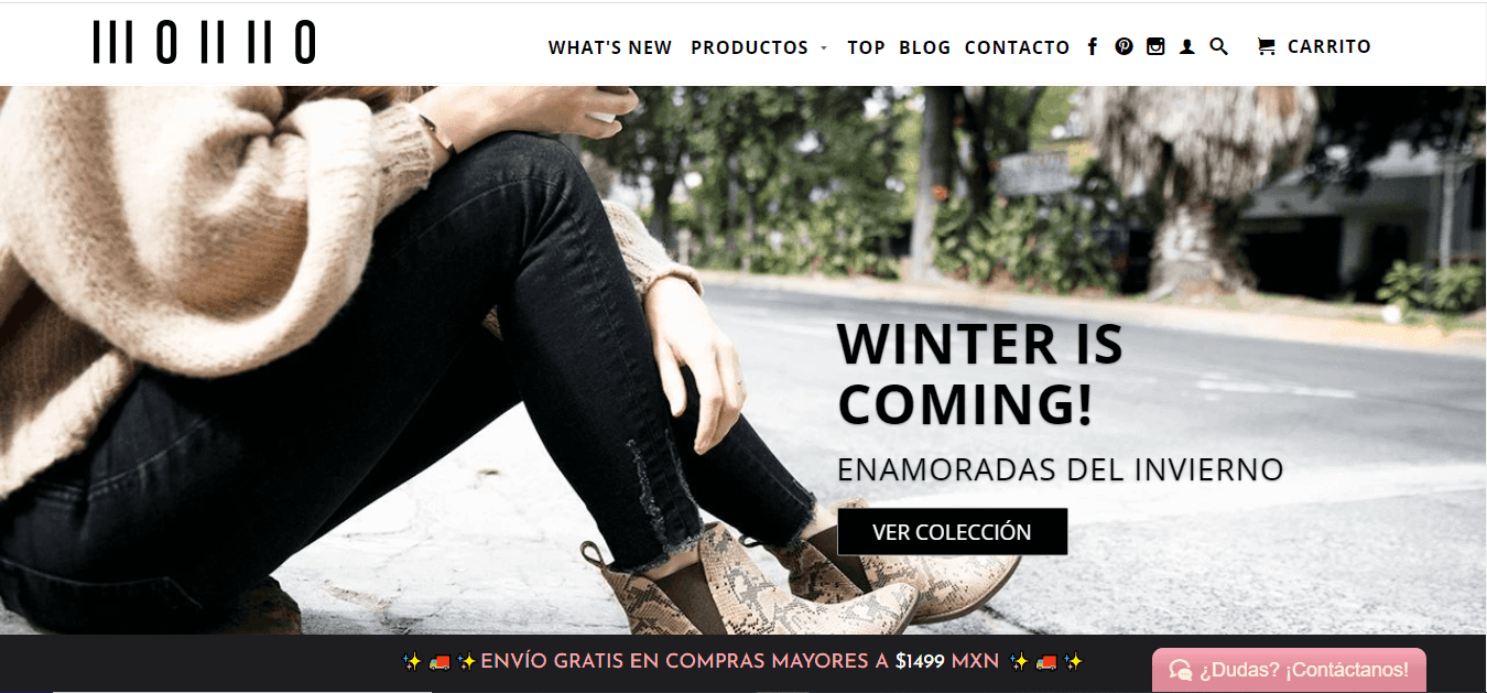 Diseño de tienda, setup y personalización para Monno Shoes screenshot