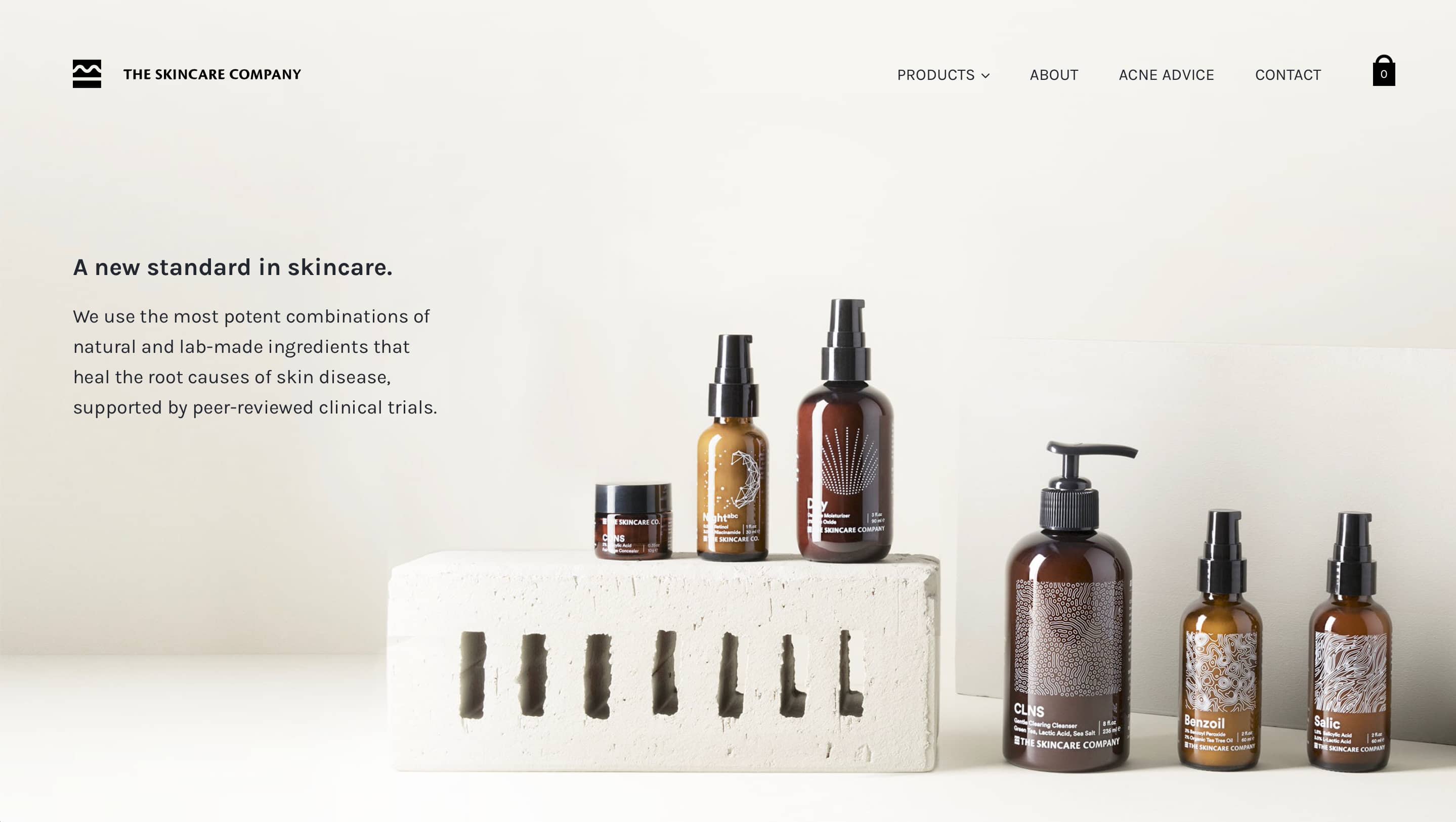 The Skincare Company | Bespoke Theme Development focusing on CRO screenshot
