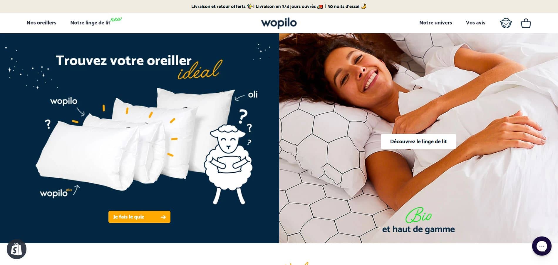 Refonte et personnalisation du thème de Wopilo screenshot 1