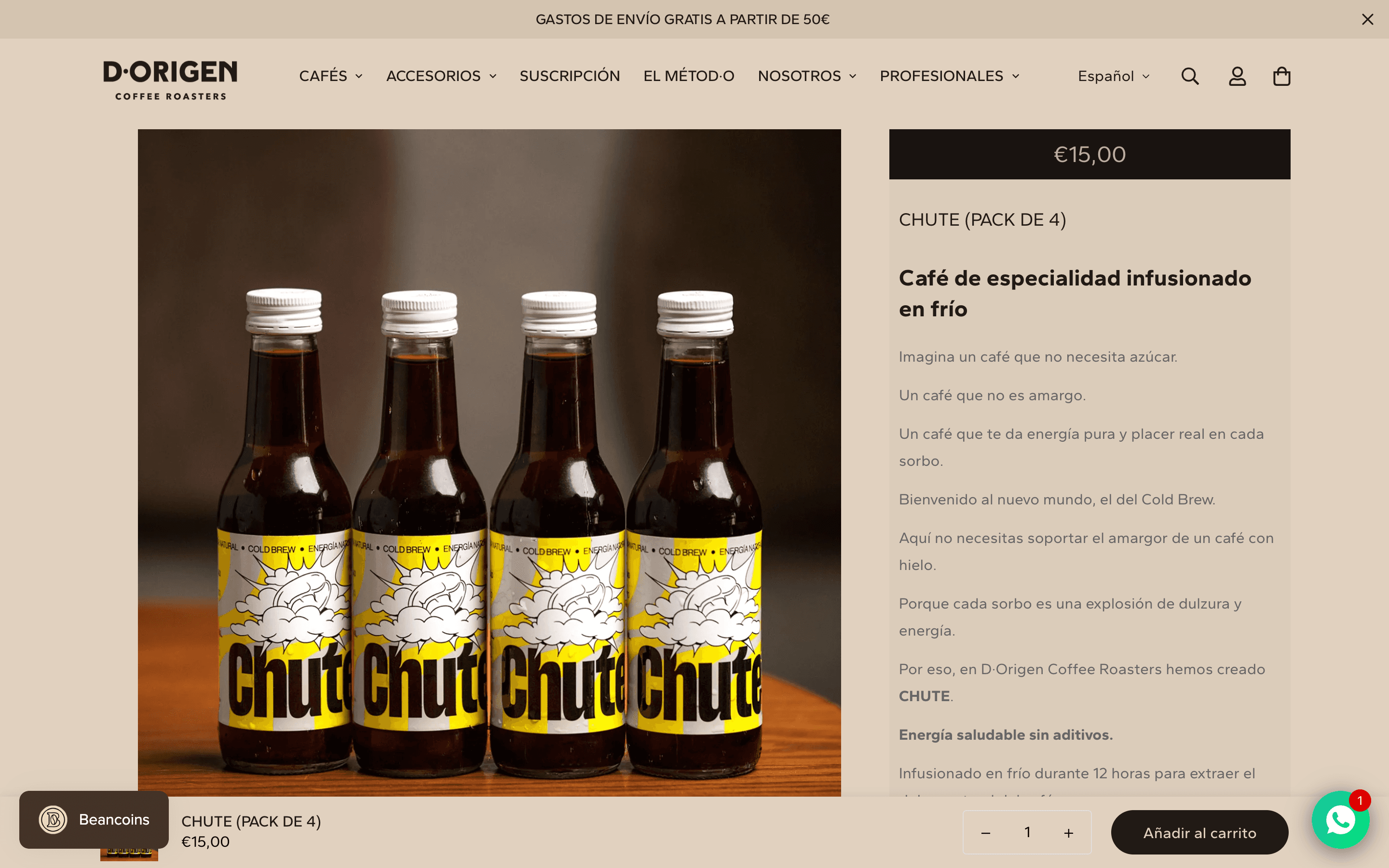 D-Origen Coffee roasters screenshot 5