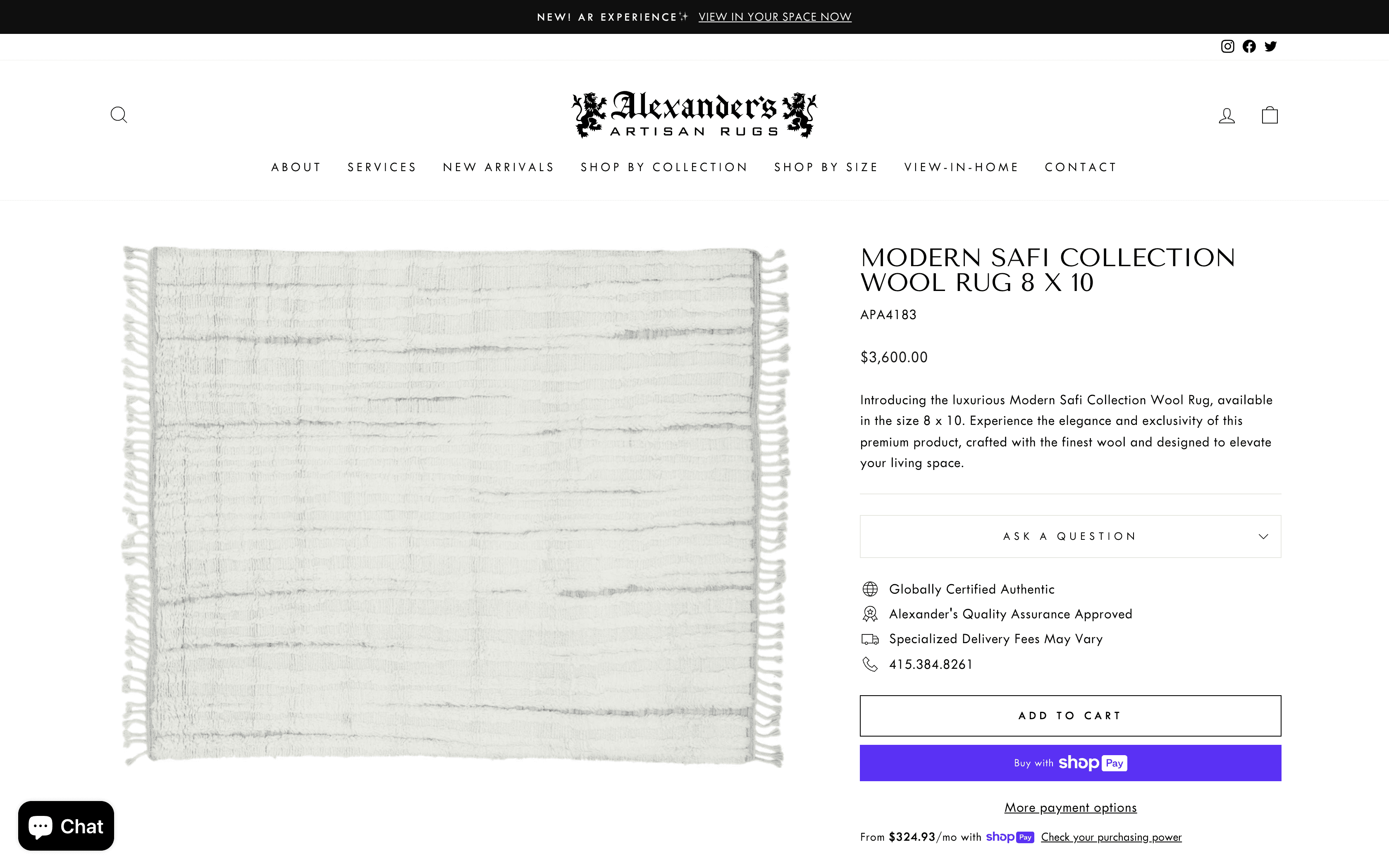 Alexander's Artisan Rugs screenshot 6
