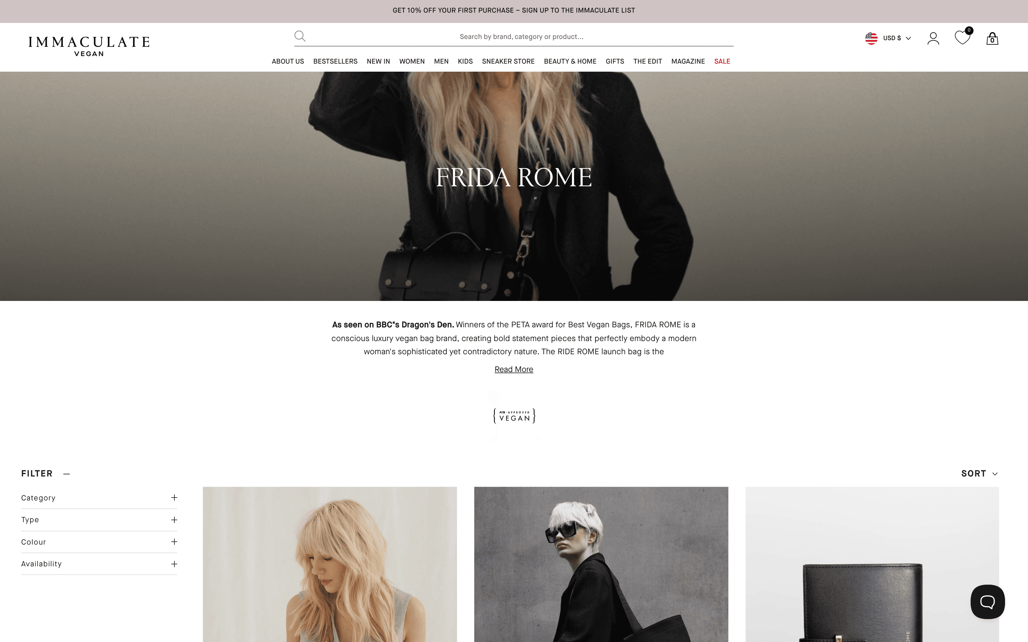 How Immaculate Vegan Redefines the Shopping Experience with Shopify screenshot 5