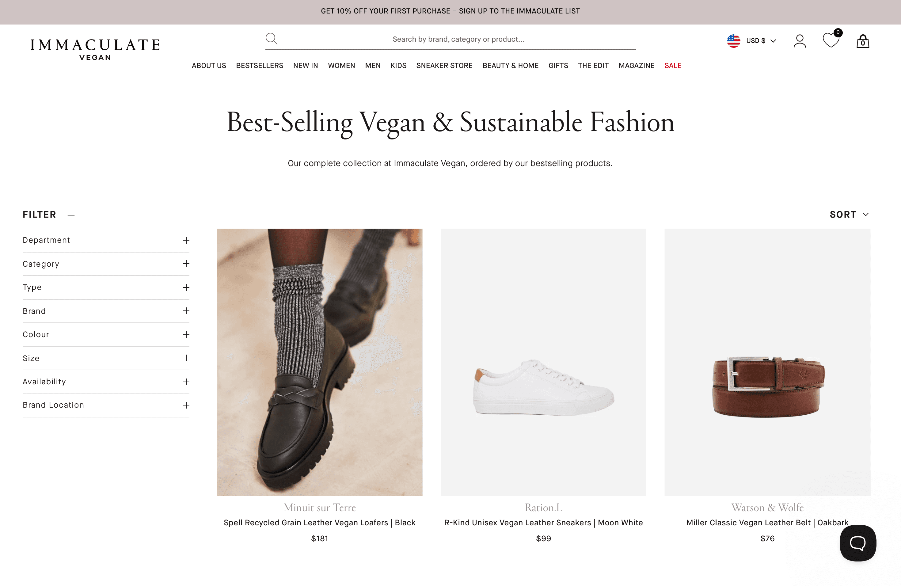 How Immaculate Vegan Redefines the Shopping Experience with Shopify screenshot 4