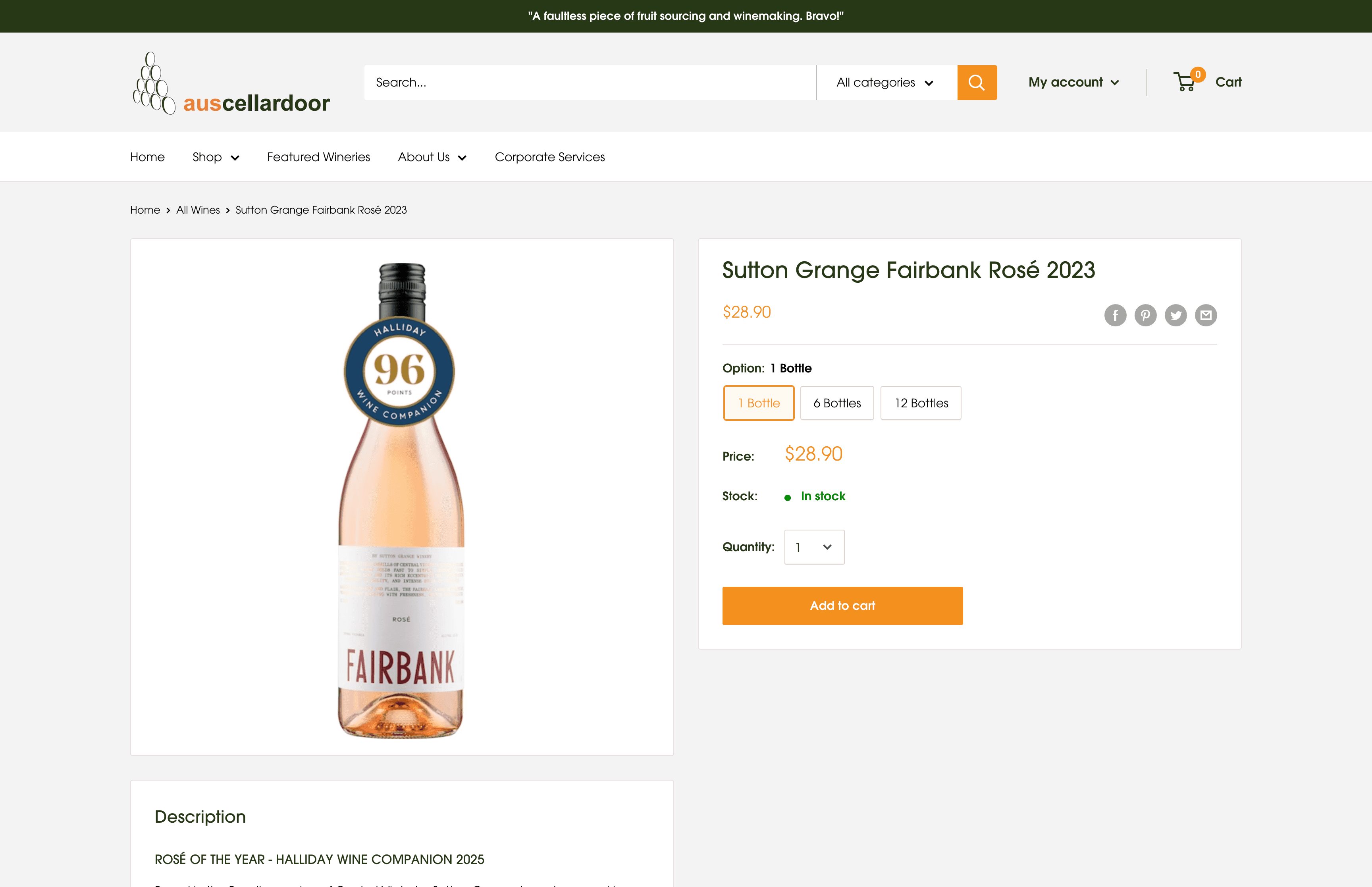 Aus Cellar Door - Migration from Magento to Shopify screenshot 5