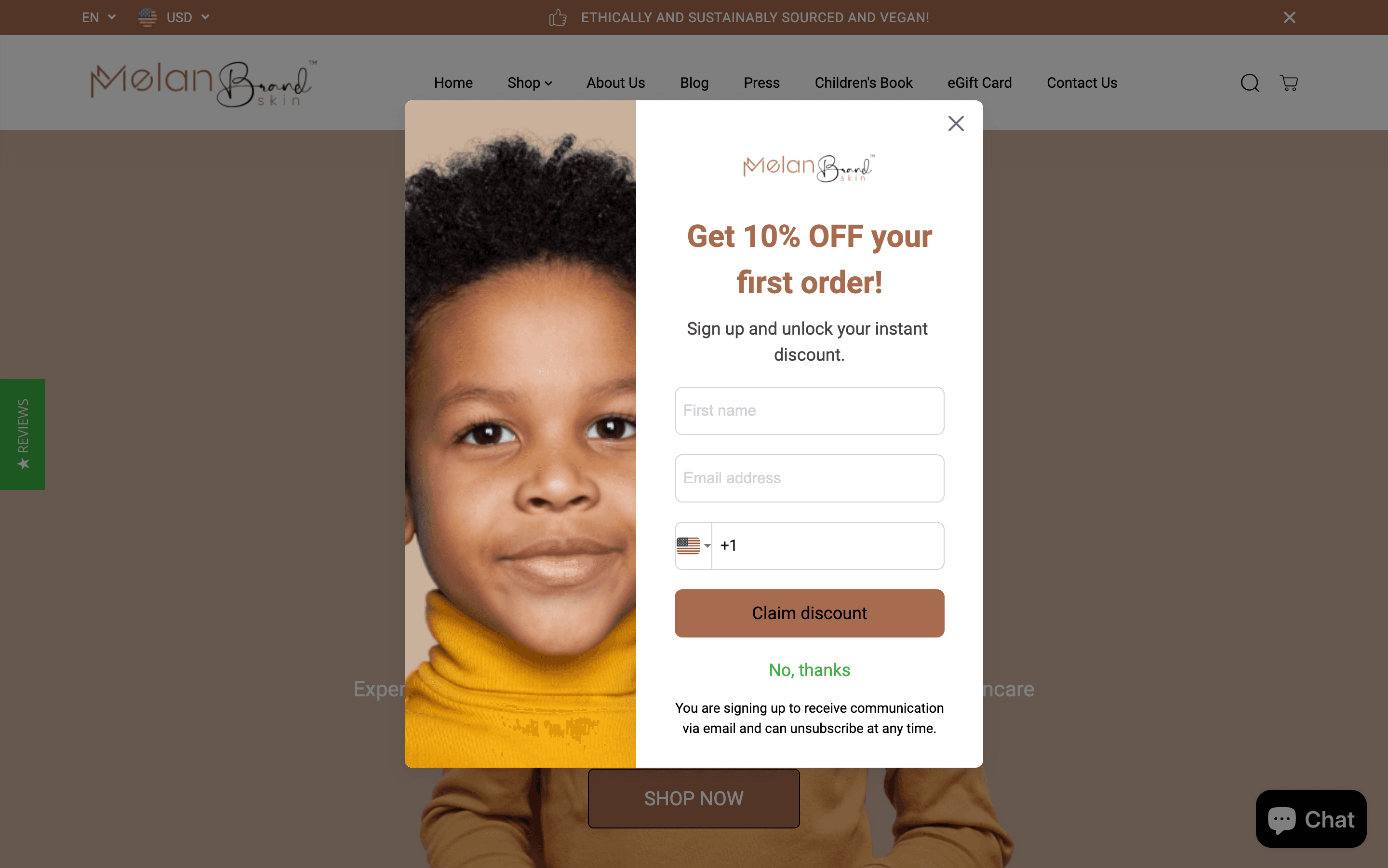 MelanBrand Skin, LLC screenshot 1