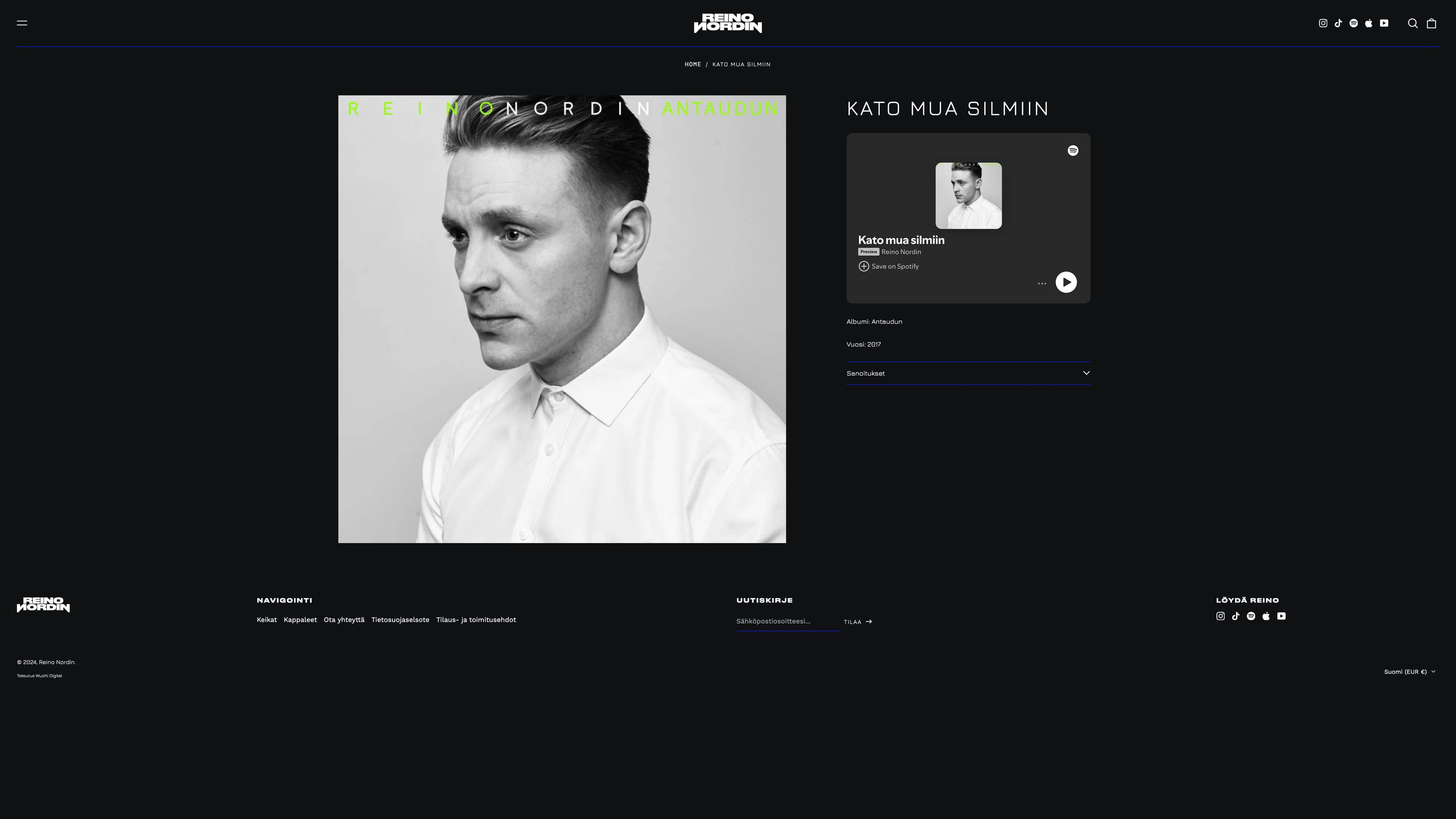 Reinonordin.com reform from Woocommerce to Shopify screenshot 4