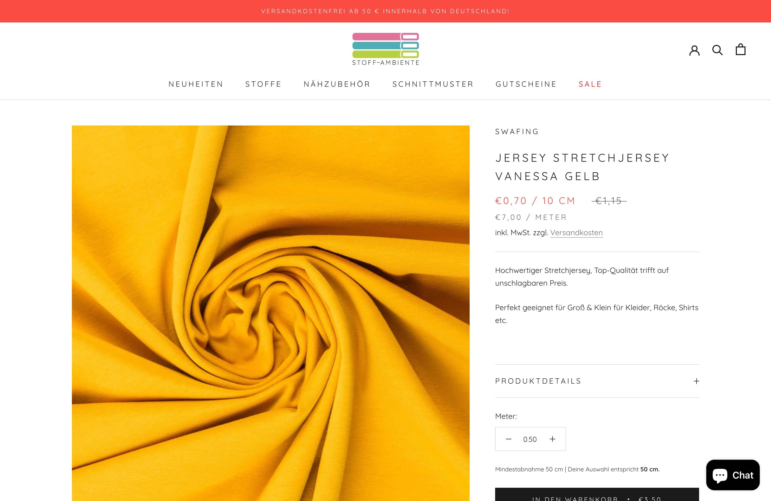 Stoffambiente screenshot 5