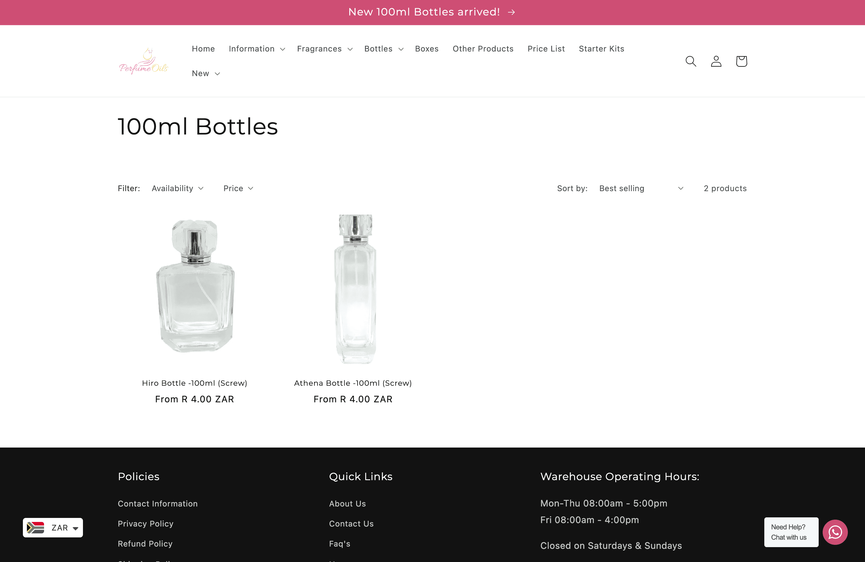 Perfume Oils screenshot 1
