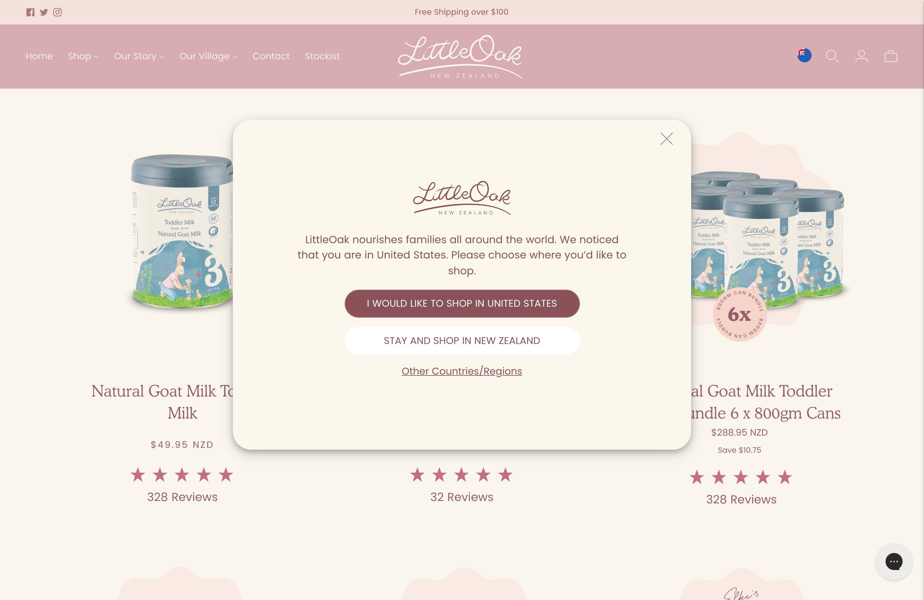 The Little Oak Company E-commerce Website Development screenshot 1