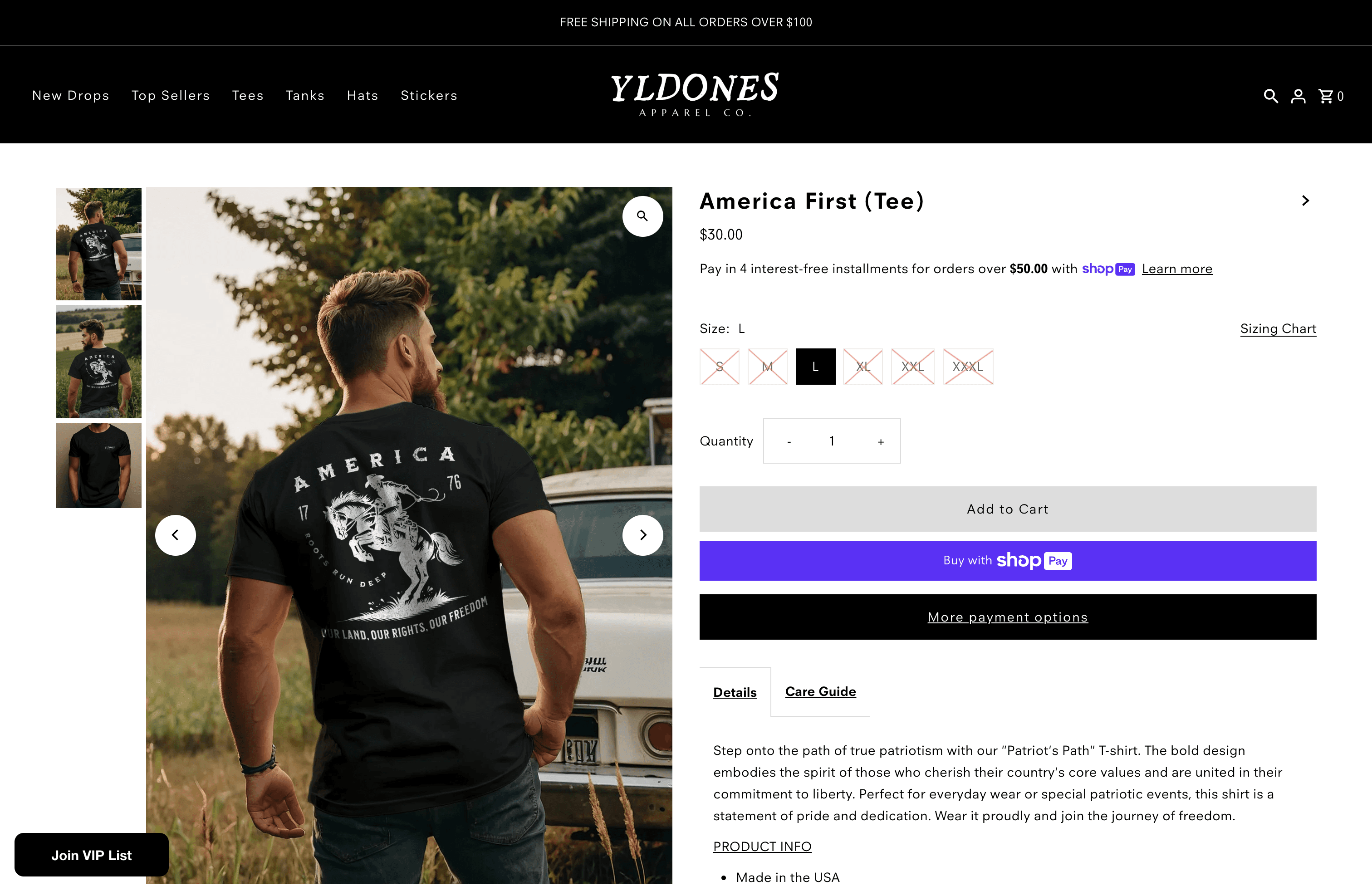 Store redesign for yldones screenshot 3