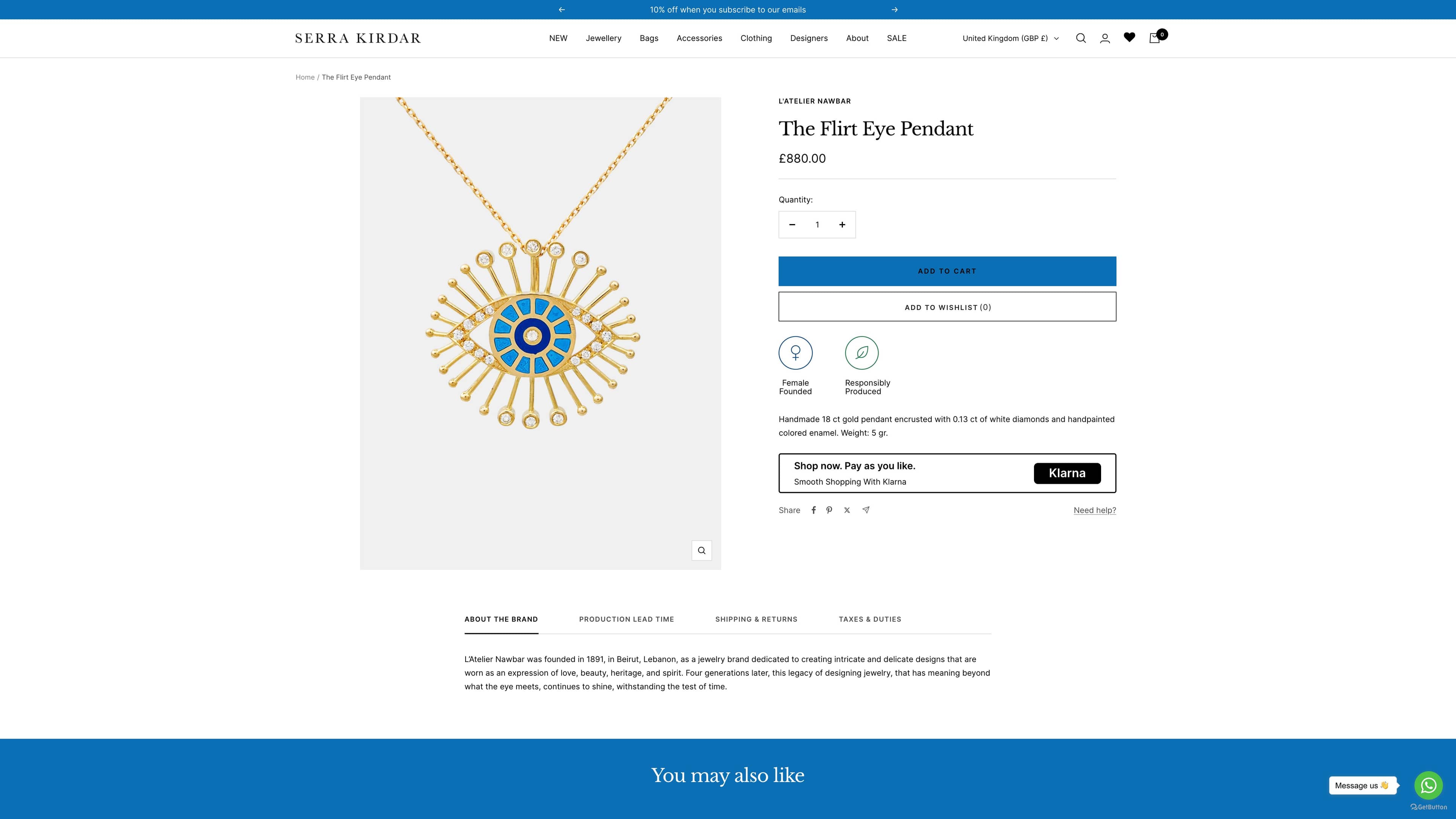 Multi-vendor shopify store screenshot
