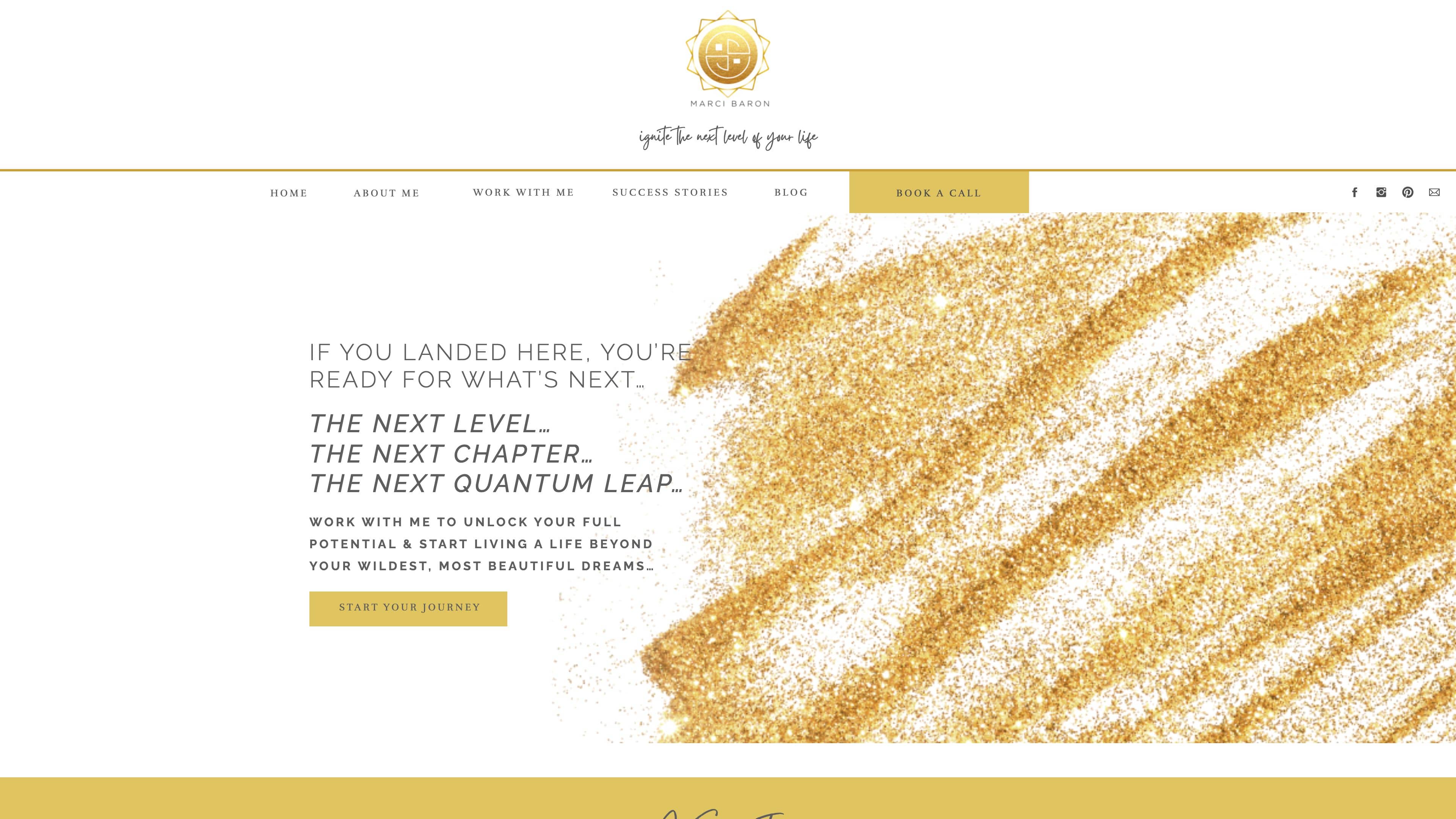 Marci Baron Clears website development + ongoing digital strategy screenshot 1