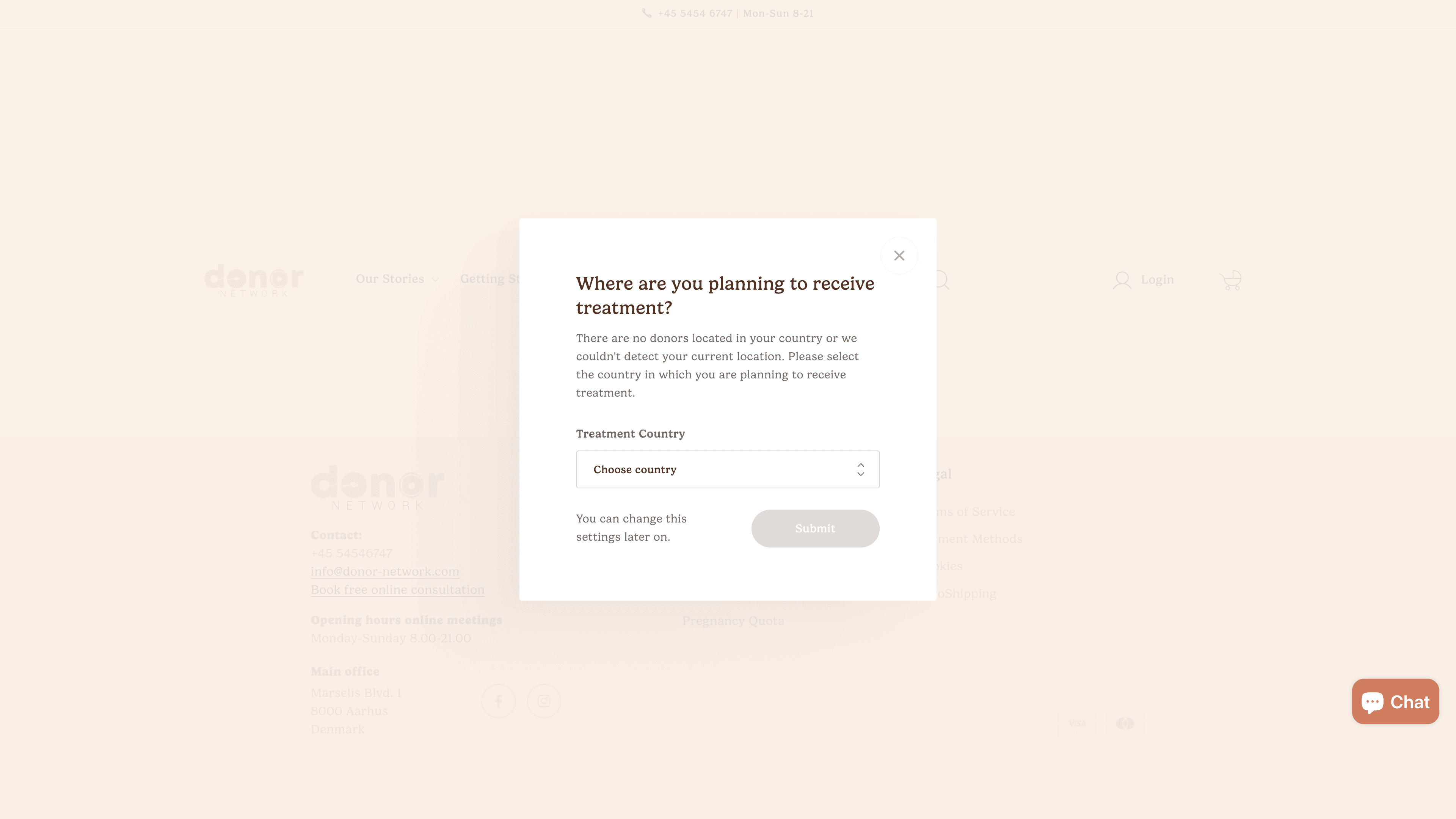 Donor Network screenshot