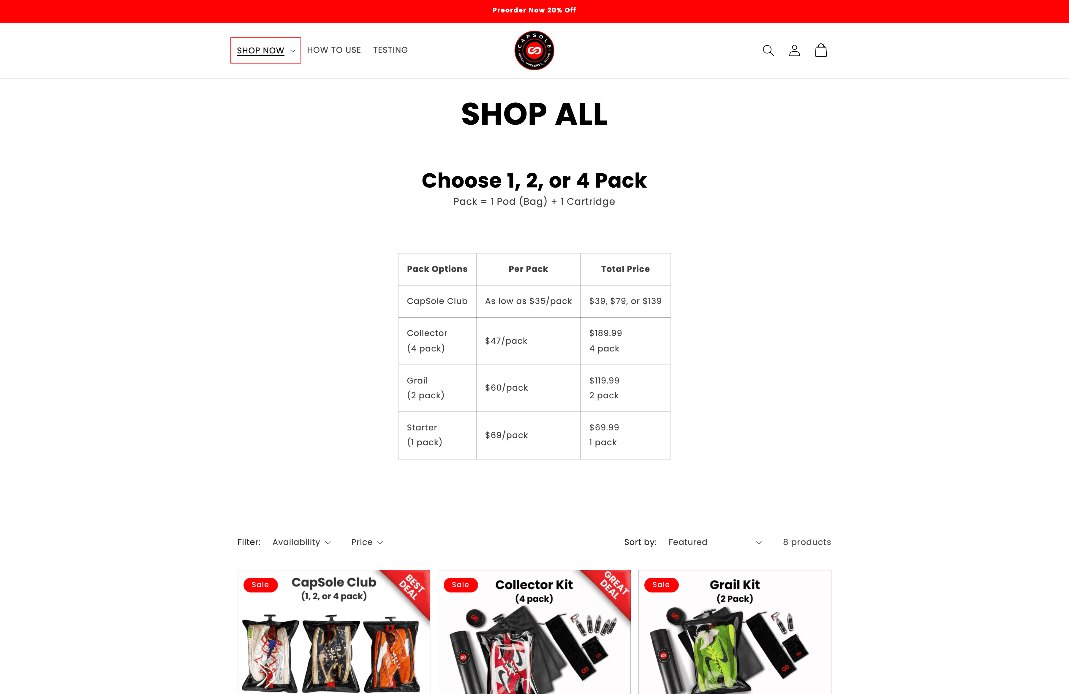 Shopify store design and customisation screenshot 2
