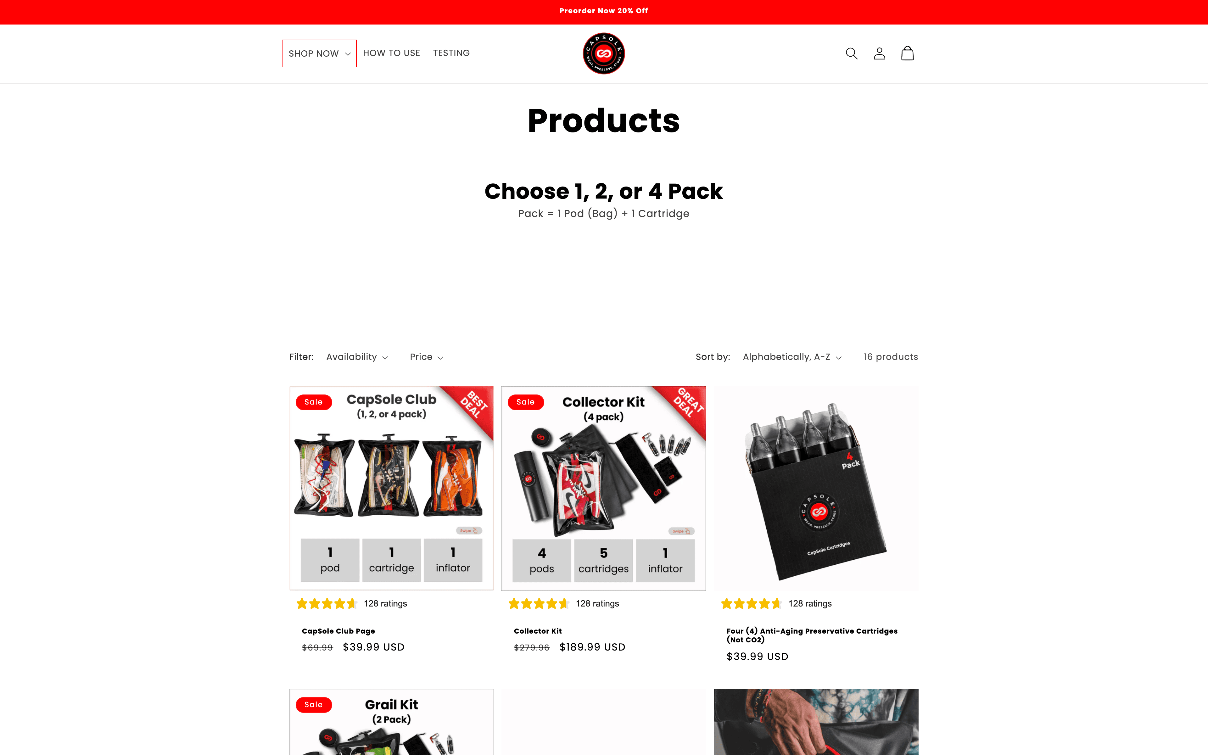 Shopify store design and customisation screenshot 1