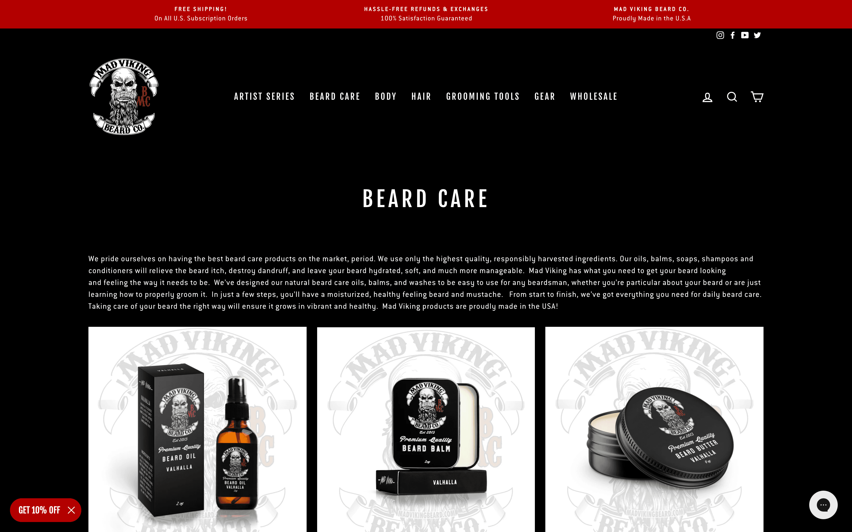 Mad Viking Beard: 48% of monthly revenue attributed to email and SMS screenshot 2