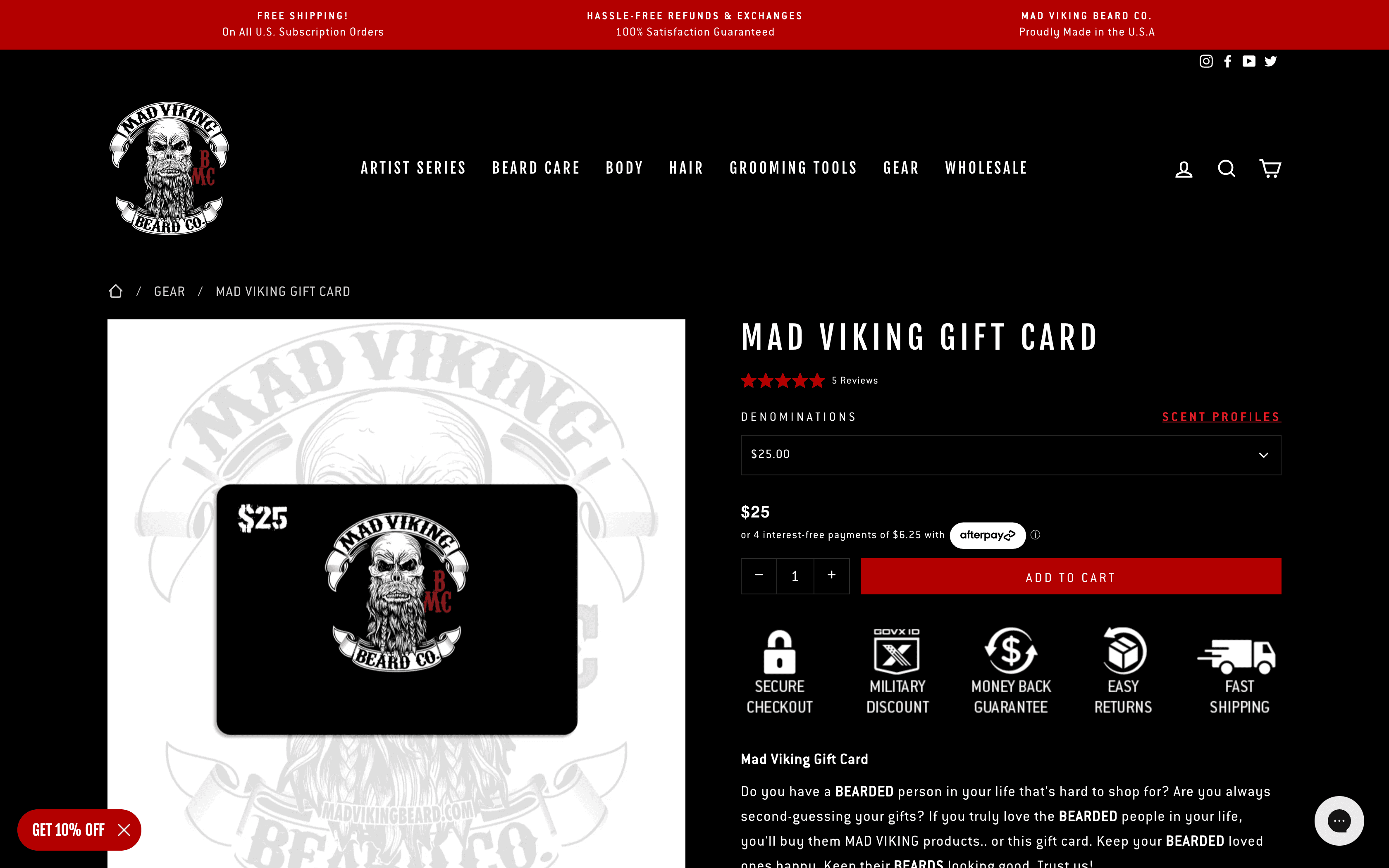 Mad Viking Beard: 48% of monthly revenue attributed to email and SMS screenshot 4