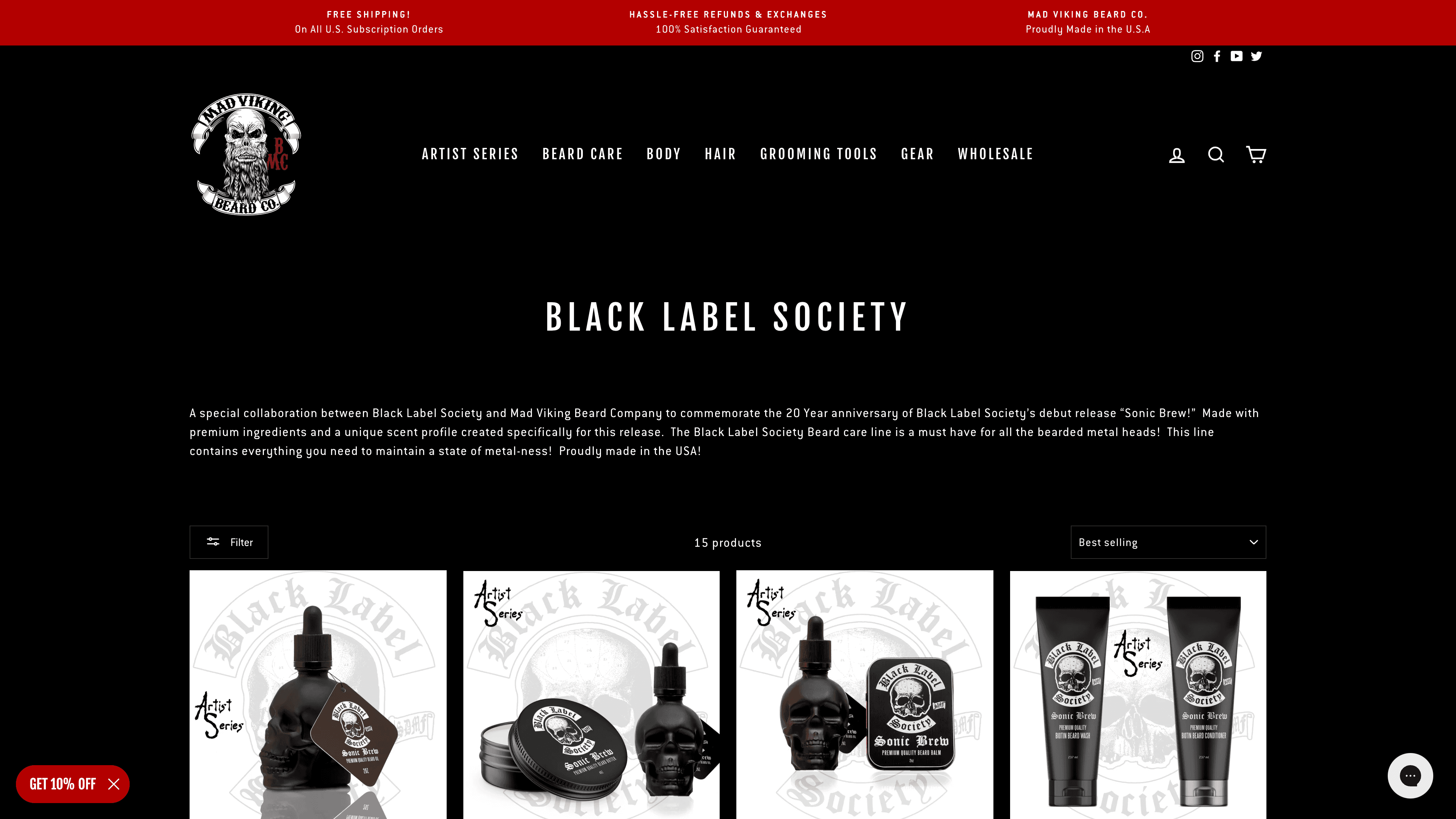 Mad Viking Beard: 48% of monthly revenue attributed to email and SMS screenshot 1